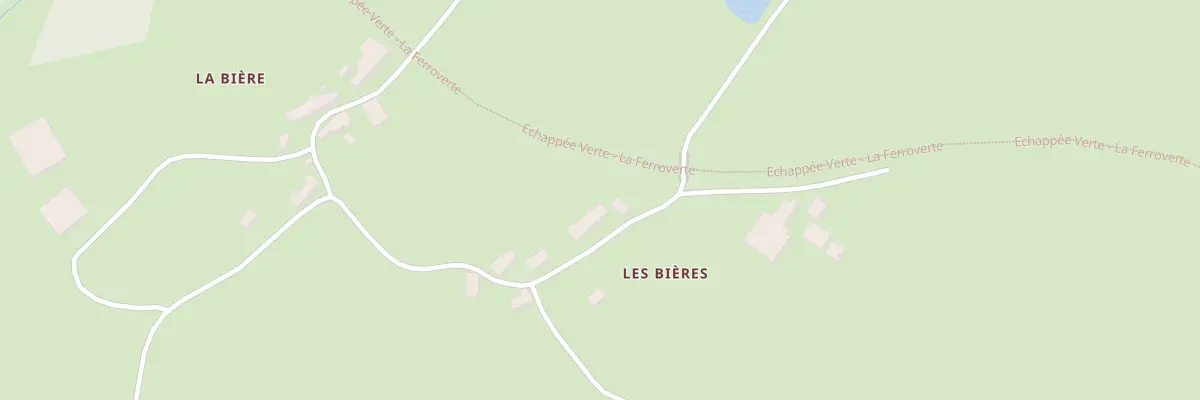 Plan du 4 Les Bieres à Lafat