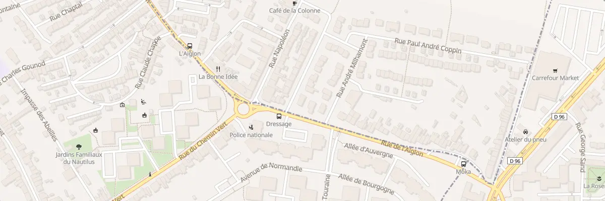 Plan du 2 Rue Reverend Pere Halluin à Wimille