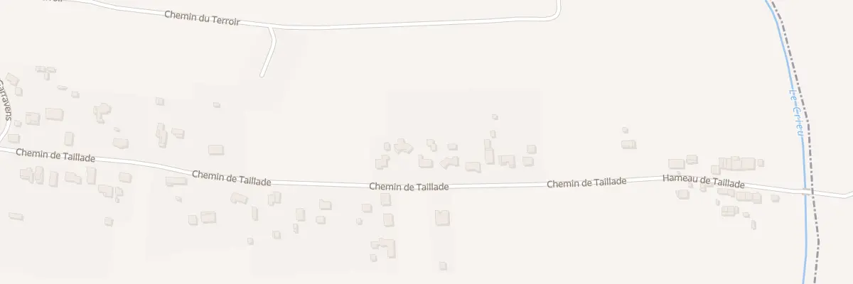 Plan du 41 Che de Taillade au Vernet