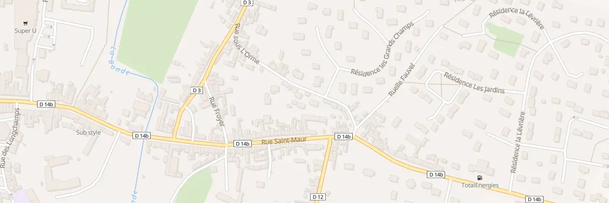 Plan du 55 Rue Saint Maur à Étrépagny