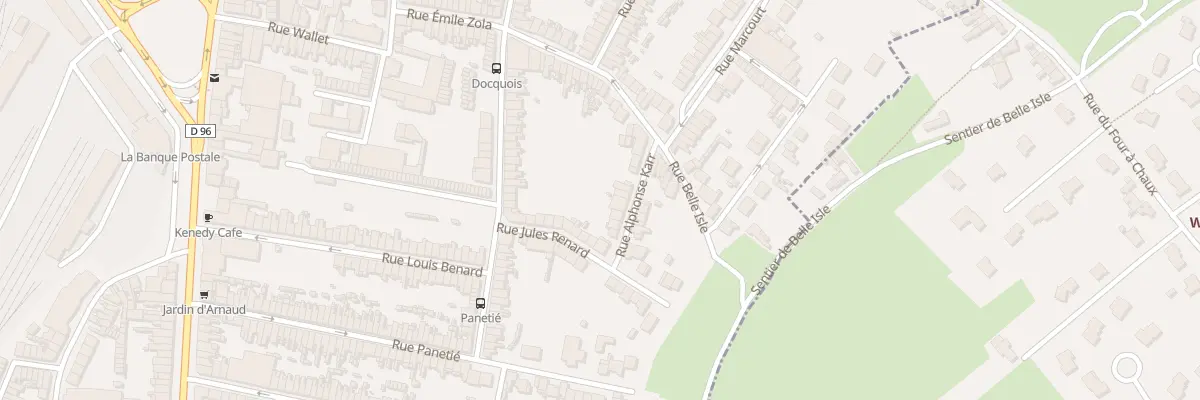 Plan du 7 Rue Alphonse Karr à Boulogne-sur-Mer