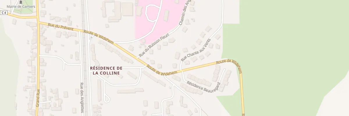 Plan du 3 Rue Chante aux Vents à Lefaux