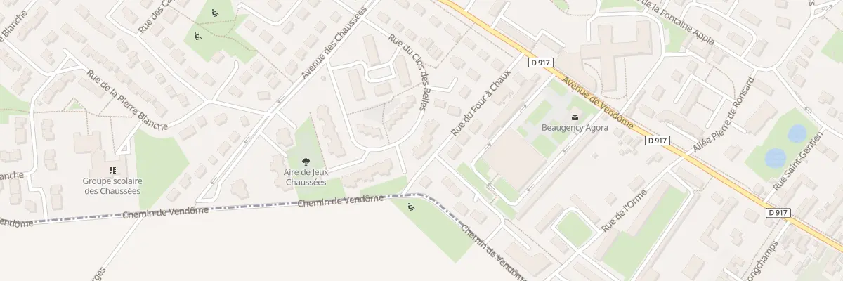 Plan du 38 Rue du Clos des Belles à Beaugency