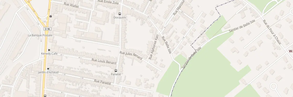 Plan du 5 Rue Alphonse Karr à Boulogne-sur-Mer