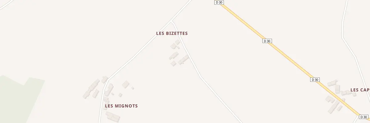 Plan du 3 Les Bisettes à Chavin