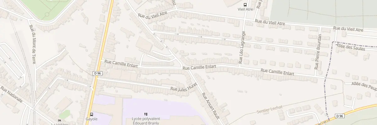 Plan du 2 Rue Boucher de Perthes à Boulogne-sur-Mer