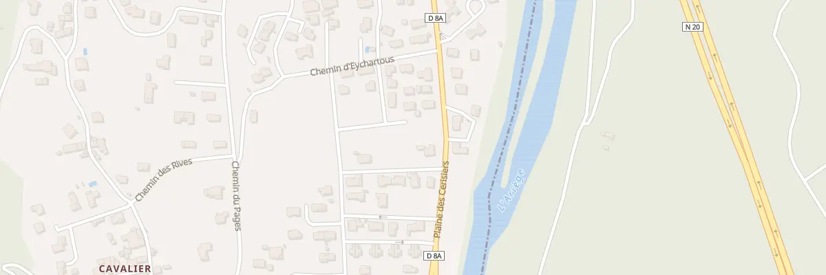 Plan du 5000 Rue Claire Lacombe à Ferrières-sur-Ariège