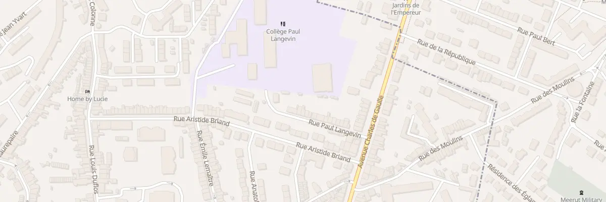 Plan du 31 Rue Paul Langevin à Boulogne-sur-Mer