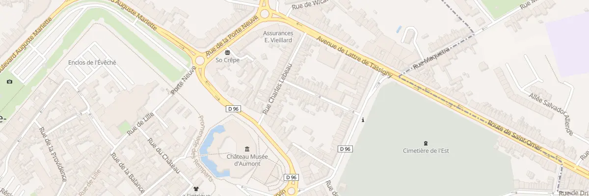 Plan du 8 Rue Duval Galant à Boulogne-sur-Mer