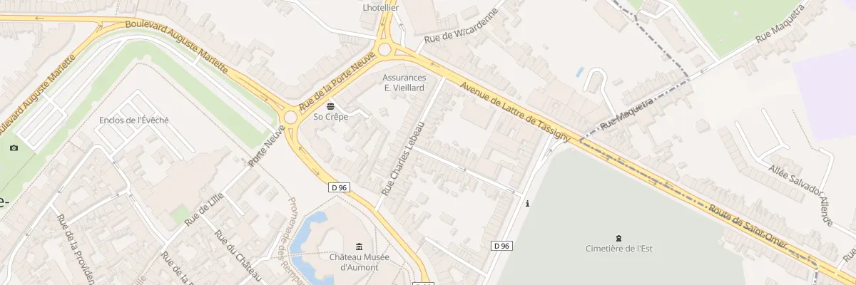 Plan du 24 Rue Charles Lebeau à Boulogne-sur-Mer