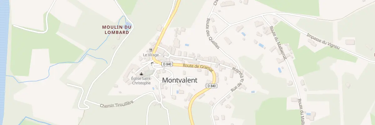 Plan du 6 Rue de la Poutine à Montvalent