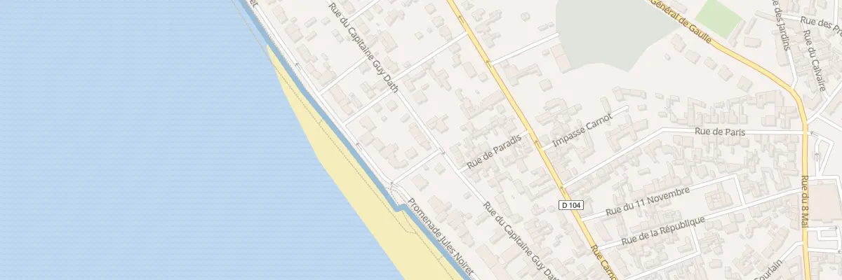 Plan du 37B Rue du Capitaine Guy Dath au Crotoy