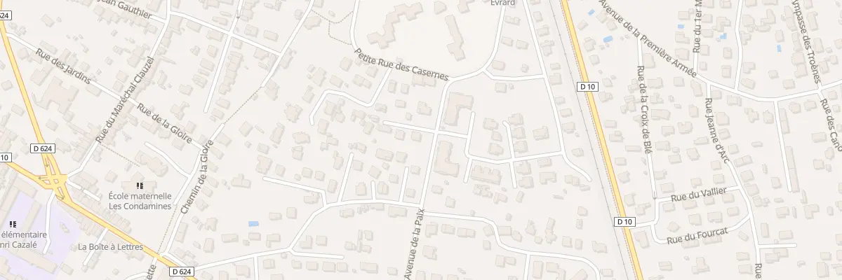 Plan du 1 Rue de Lahondes à Régat
