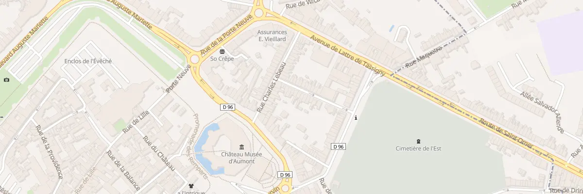 Plan du 10 Rue Duval Galant à Boulogne-sur-Mer