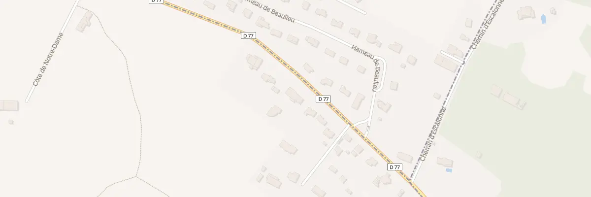 Plan du 14 Rte de Saint-Pierre à Lavalette