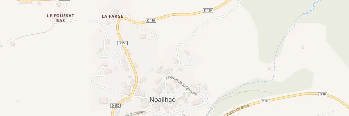 Plan du 5 Che du Peyratel à Noailhac