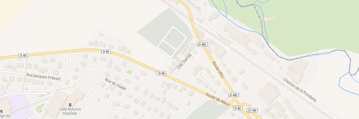 Plan du 11 Cite Darras à Blangy-sur-Bresle