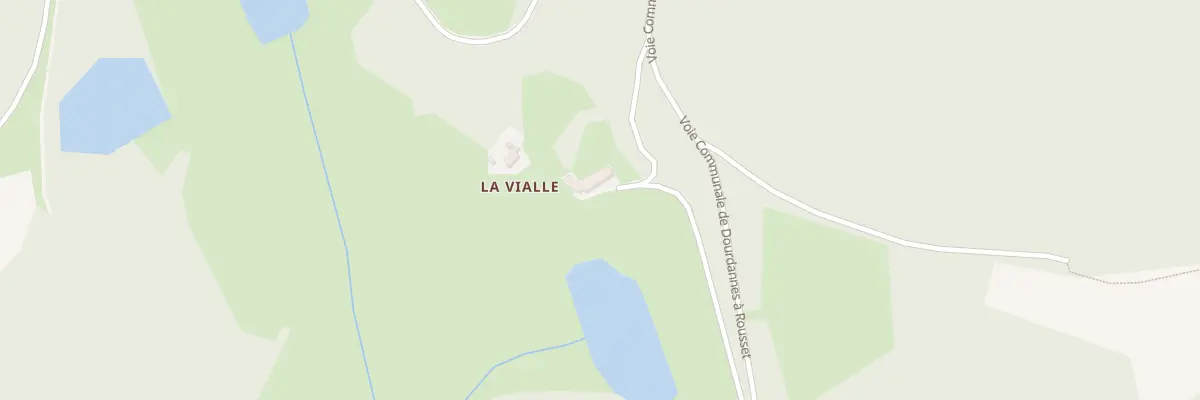 Plan de La Vialle à Auriat