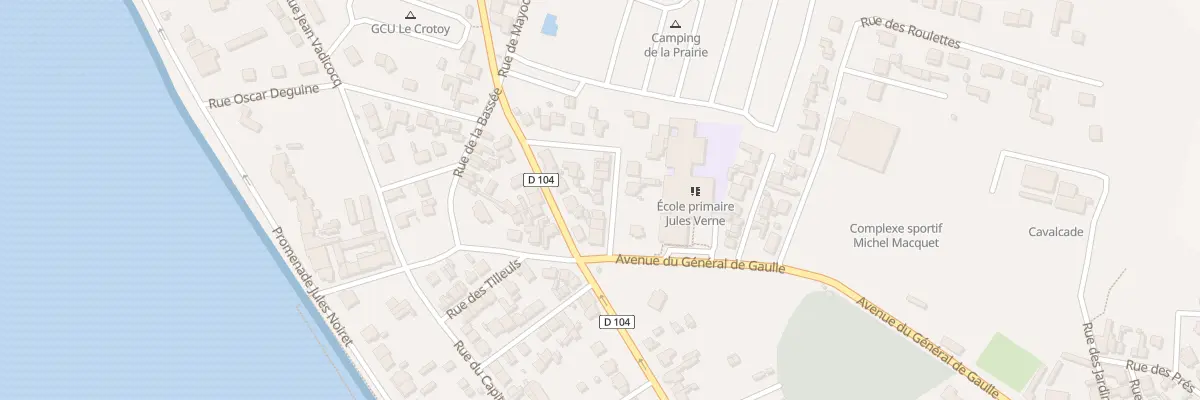 Plan du 5 Rue Louis Bos au Crotoy