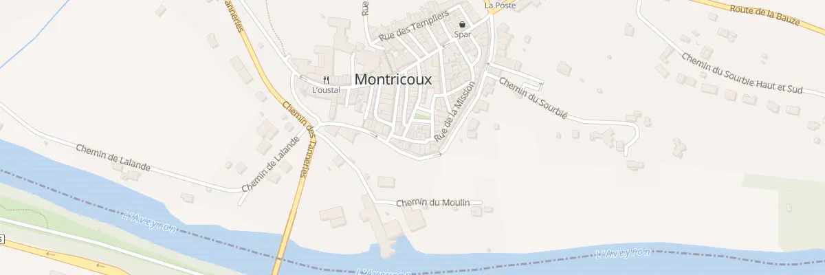 Plan du 22 Rue de la Mission à Montricoux