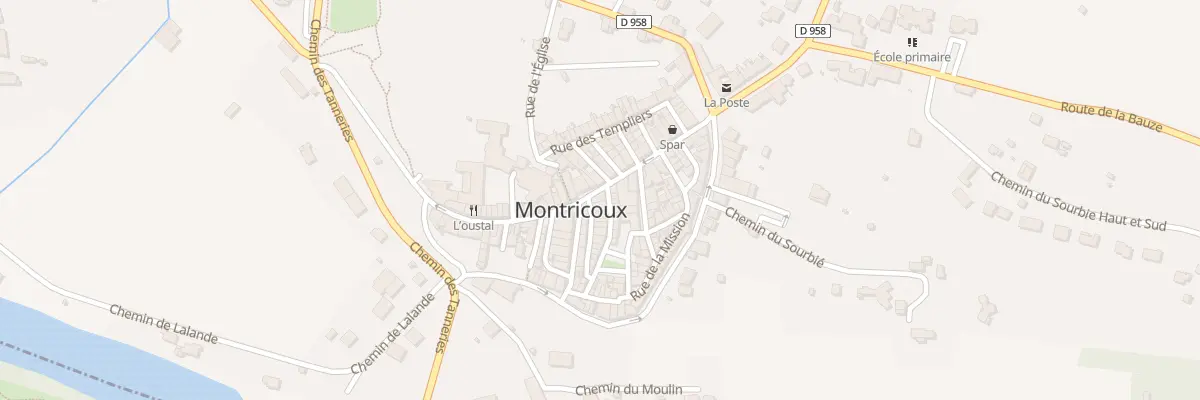 Plan du 19 Rue Grand’Rue à Montricoux