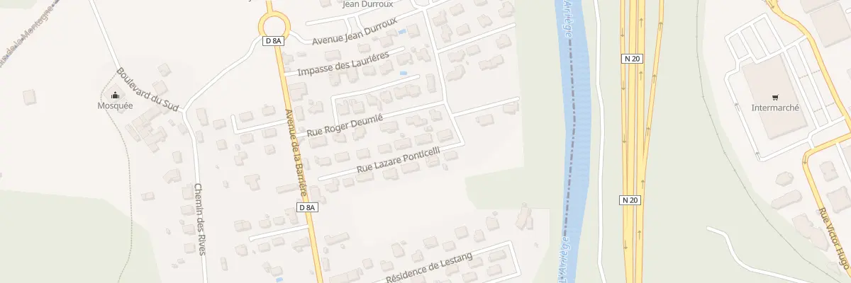 Plan du 4 Rue Lazare Ponticelli à Ferrières-sur-Ariège