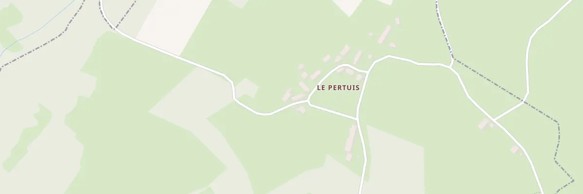 Plan du 18 Le Pertuis à Lafat