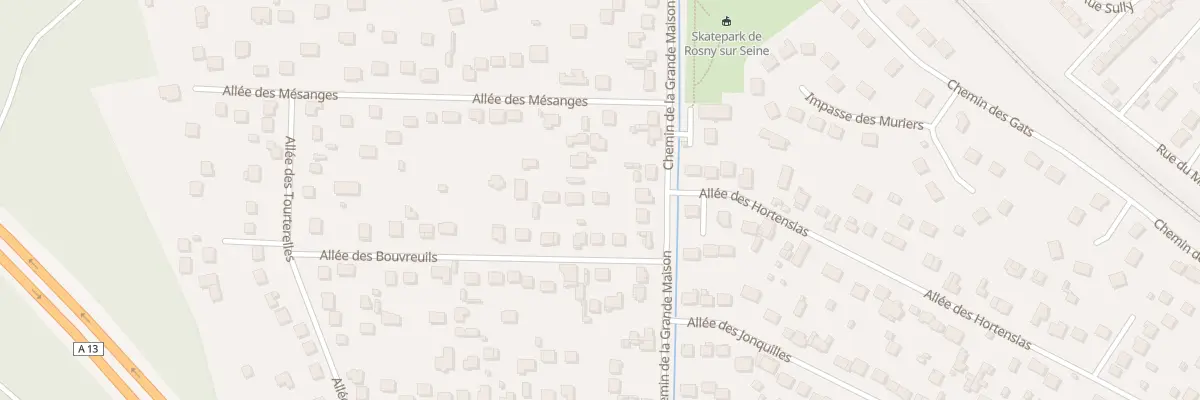 Plan du 30B Che de la Grande Maison à Rosny-sur-Seine