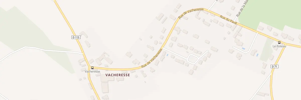 Plan du 10 Rue de Vacheresse à Mittainville