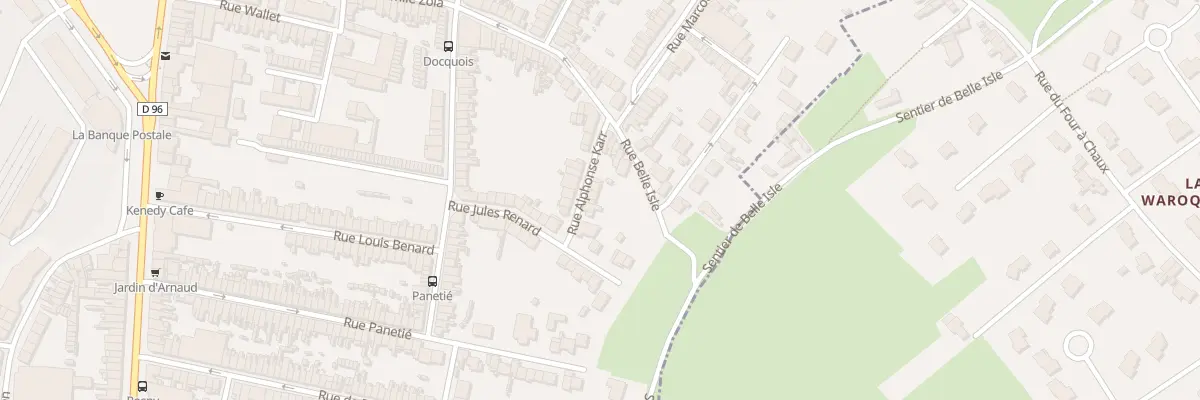 Plan du 8 Rue Alphonse Karr à Boulogne-sur-Mer