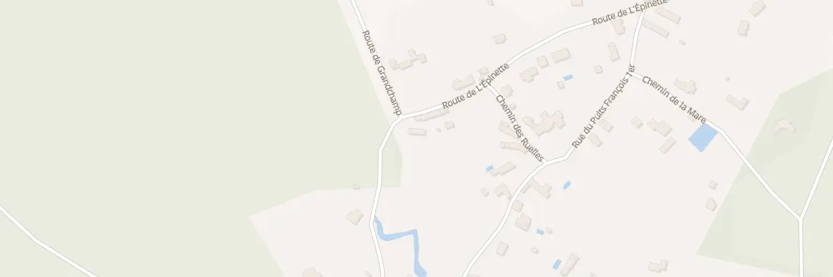 Plan du 4 Rte de Grandchamp à La Hauteville