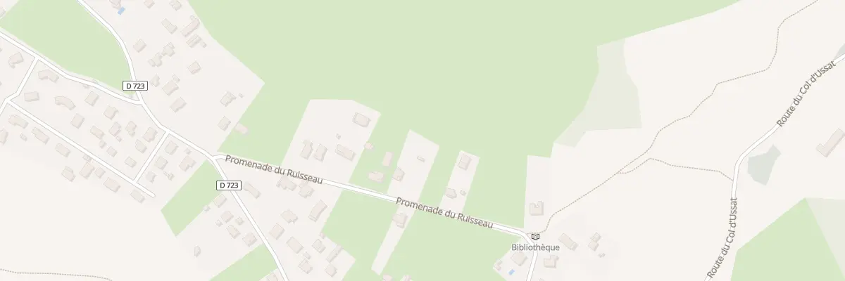 Plan du 20 Prom du Ruisseau à Ussat