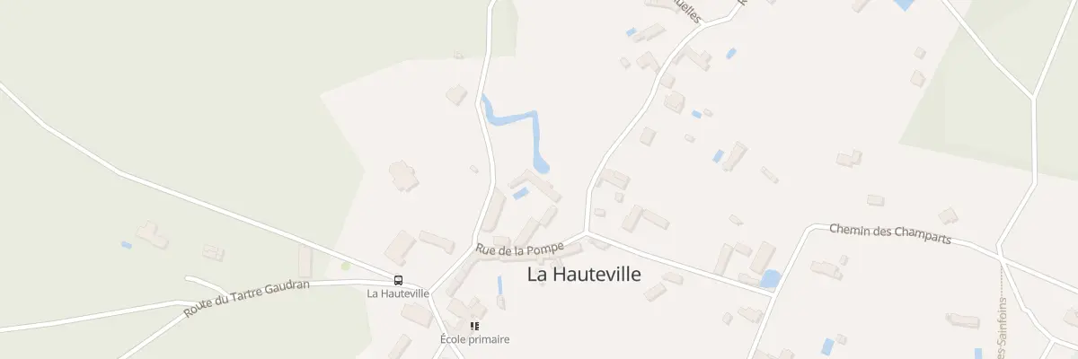 Plan du 1 Rue de la Pompe à La Hauteville