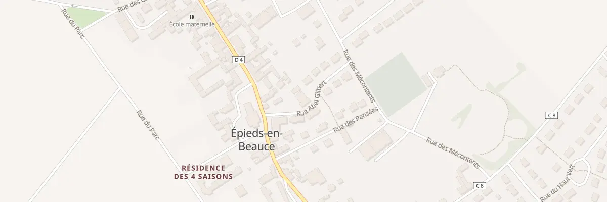 Plan du 1C Rue Abel Gilbert à Épieds-en-Beauce