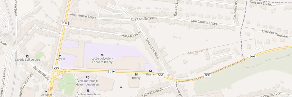 Plan du 57 Rue Ansart Rault à Boulogne-sur-Mer