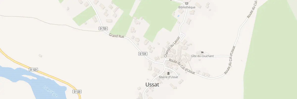 Plan du 6 Rue Grand Rue à Ussat