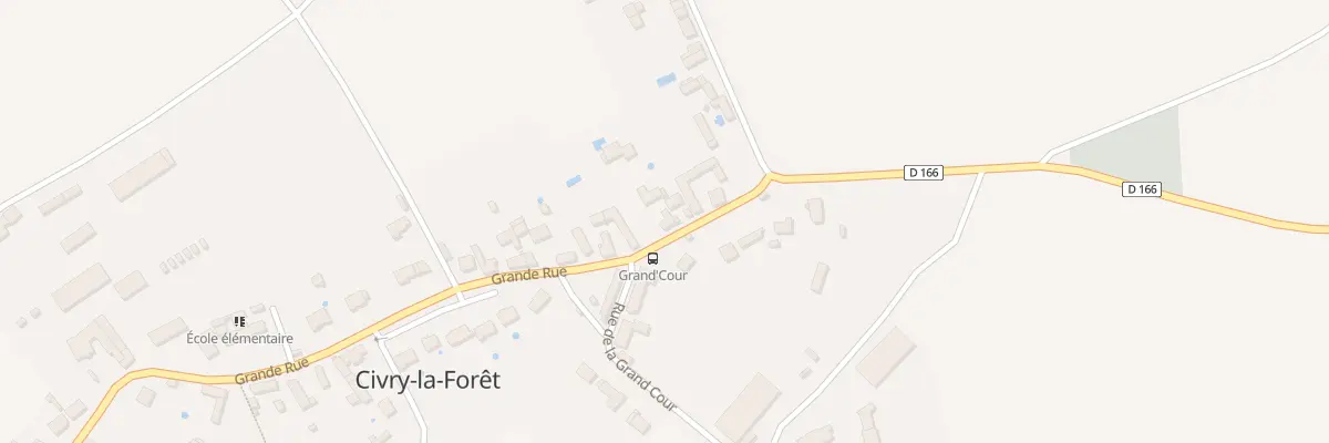Plan du 256 Gr Grande Rue à Civry-la-Forêt