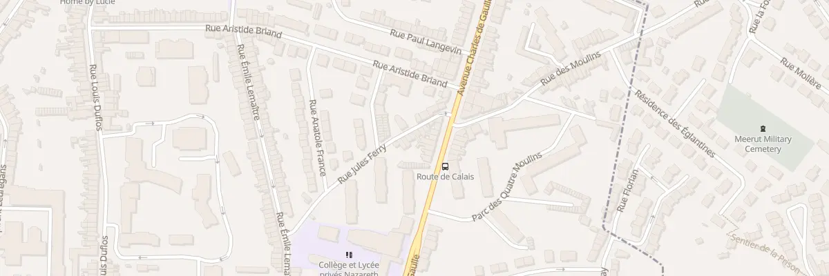 Plan du 18 Rue Jules Ferry à Boulogne-sur-Mer
