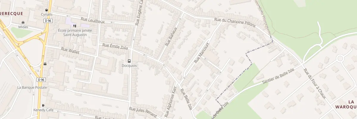 Plan du 42 Rue Marcourt à Boulogne-sur-Mer