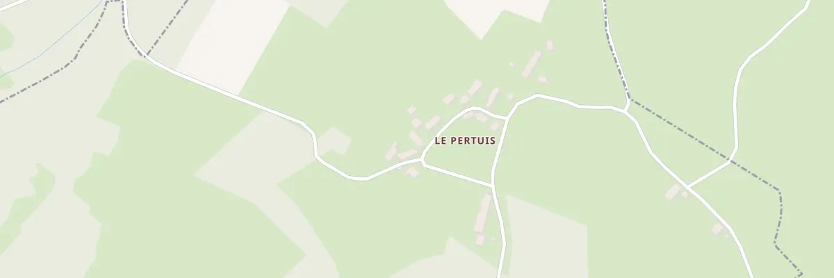Plan du 14 Le Pertuis à Lafat