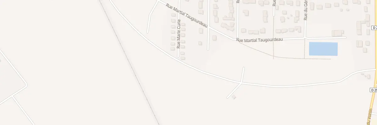 Plan du 13 Rue Marie Curie aux Villages Vovéens