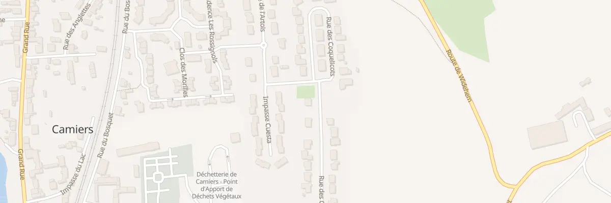 Plan du 17 Rue des Coteaux à Camiers