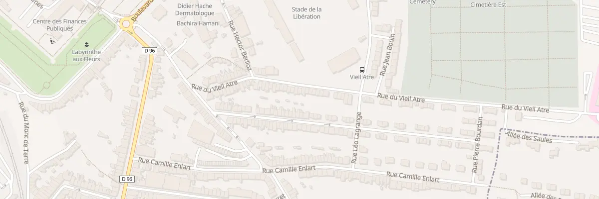 Plan du 50 Rue du Vieil Atre à Boulogne-sur-Mer
