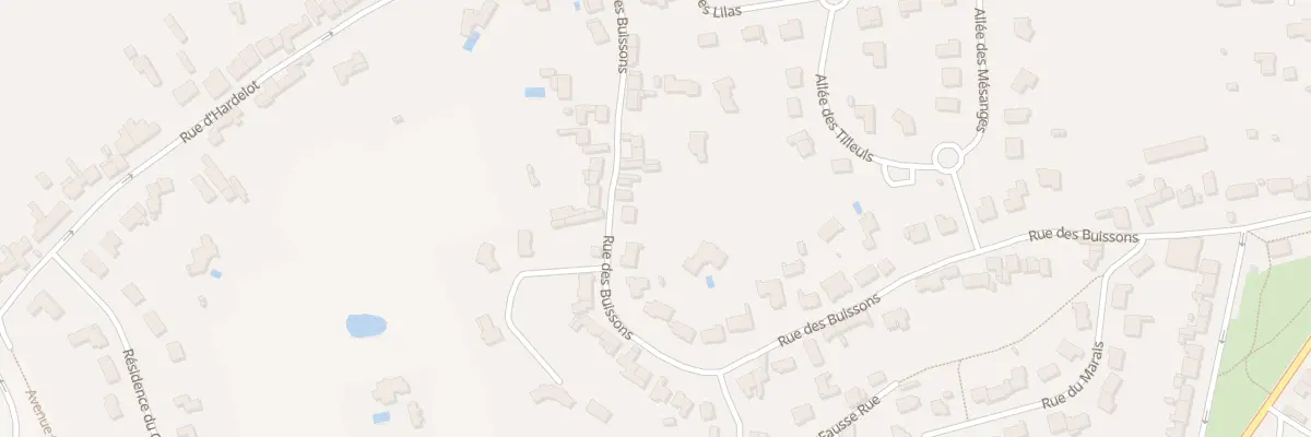 Plan du 80 Rue des Buissons à Condette