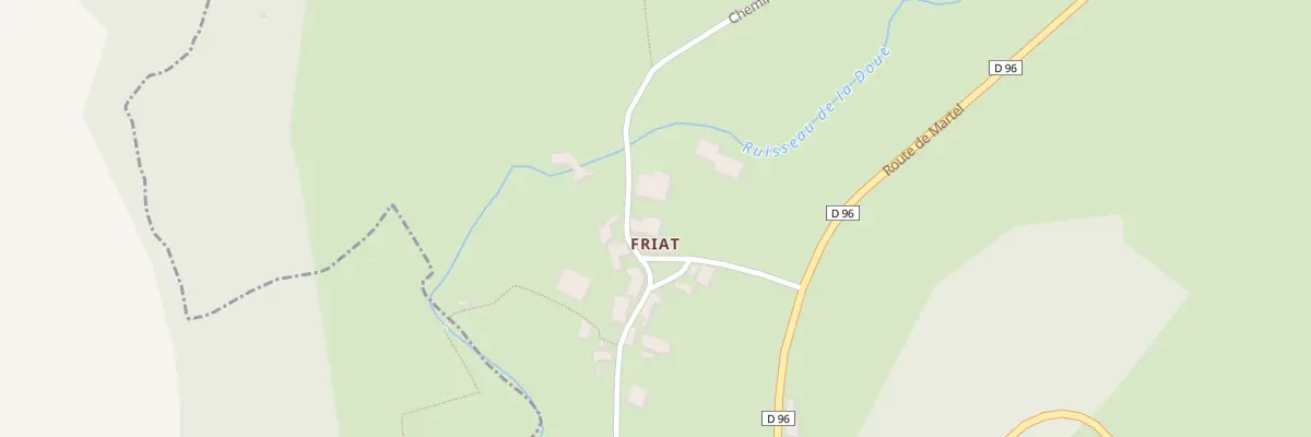 Plan du 5044 Friat à Strenquels
