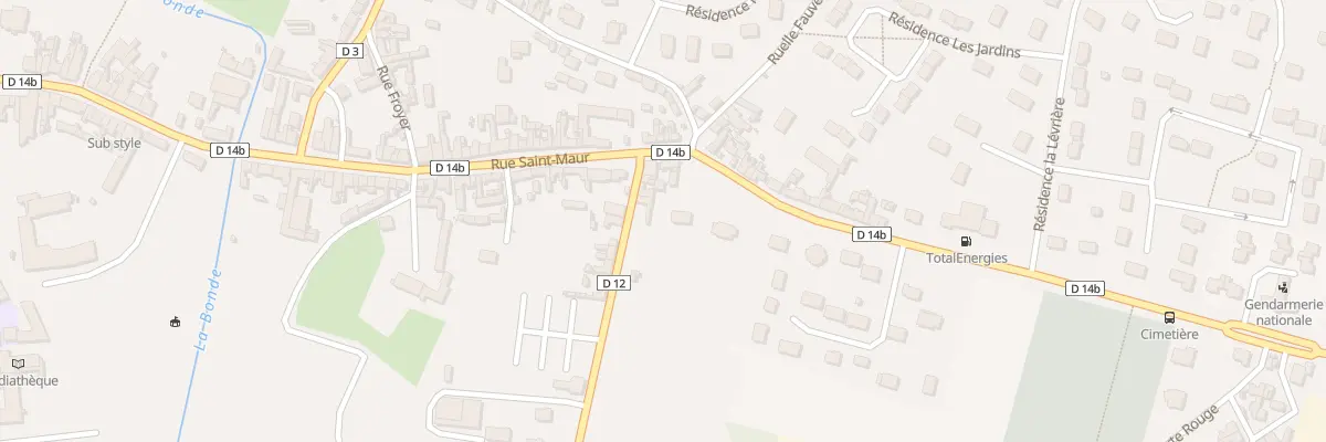 Plan du 68 Rue Saint Maur à Étrépagny
