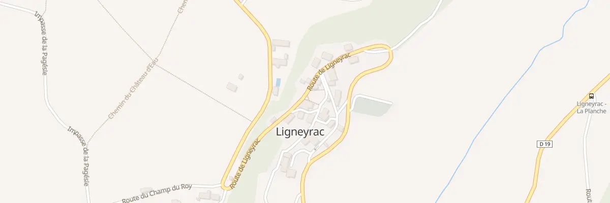 Plan du 5009 Au Bourg à Ligneyrac
