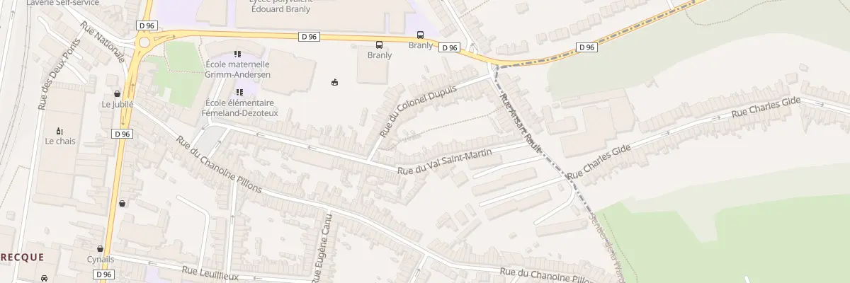 Plan du 79 Rue du Val St Martin à Boulogne-sur-Mer