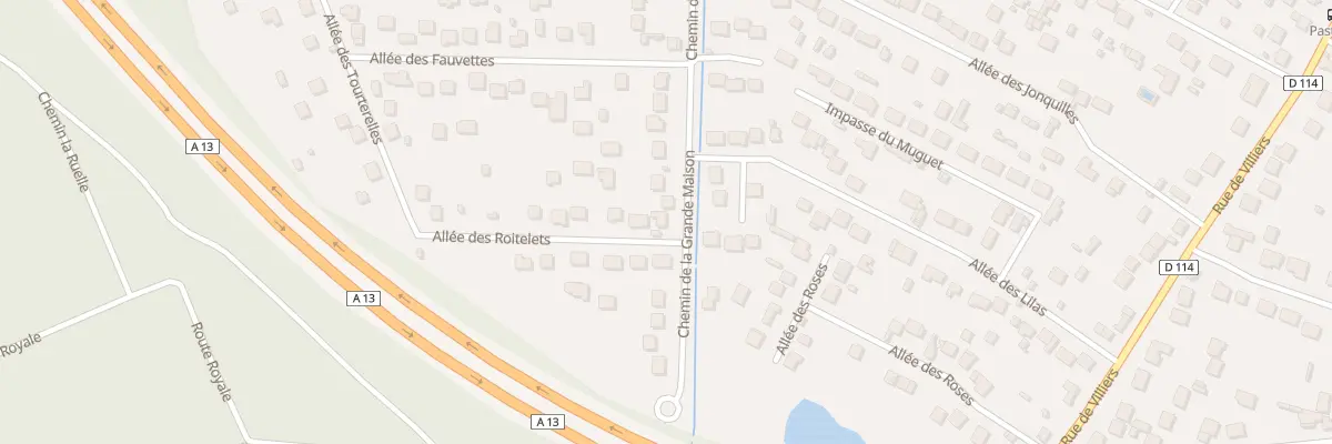 Plan du 66 Che de la Grande Maison à Rosny-sur-Seine