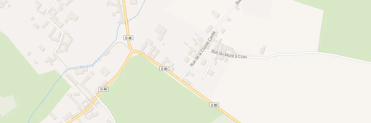 Plan du 1A Rue de la Courte Cavée à Arrest